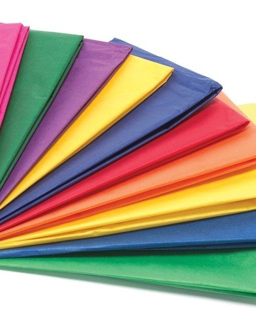 Ditya Crafts Multicolor Kite Paper for Flower Making, Gift Wrapping Paper and Art Craft (Set of 24 Sheets, 4 Sheets of 6 Colors Each, 20x30 inch) (Multicolor) - Image 1