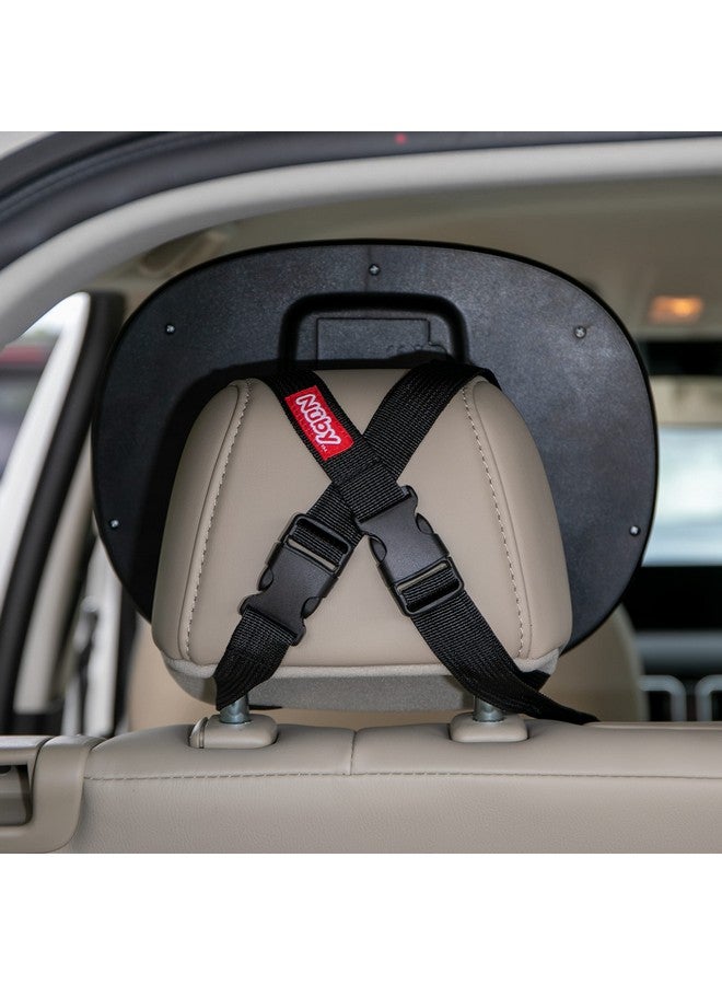 Nuby LED Light Backseat Baby Car Mirror with Remote Controlled Light, Wide View Shatter Resistant Mirror, Adjustable, Night Sky - Image 3