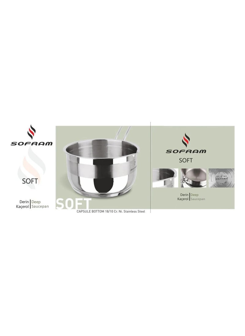 Sofram STANLESS STEEL DEEP SAUCEPAN 12 CM  - Image 3