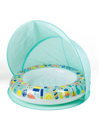 Eurekakids Baby Pool With Tent 40+UPF UV Protection  | Perfect for Beach, Pool and Travel | For 18M+ - pzsku/Z6EDE73BA698C4A41AA01Z/45/_/1722852869/b0c8716b-0364-4d2b-babb-4a1c184ea406