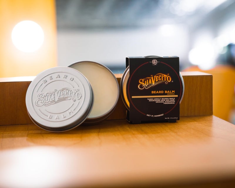 Suavecito Original Scent Beard Balm 1.5 oz Can - No Flaking, Eliminates Dryness & Itchiness - Conditions, Nourishes, Hair & Skin - Image 4