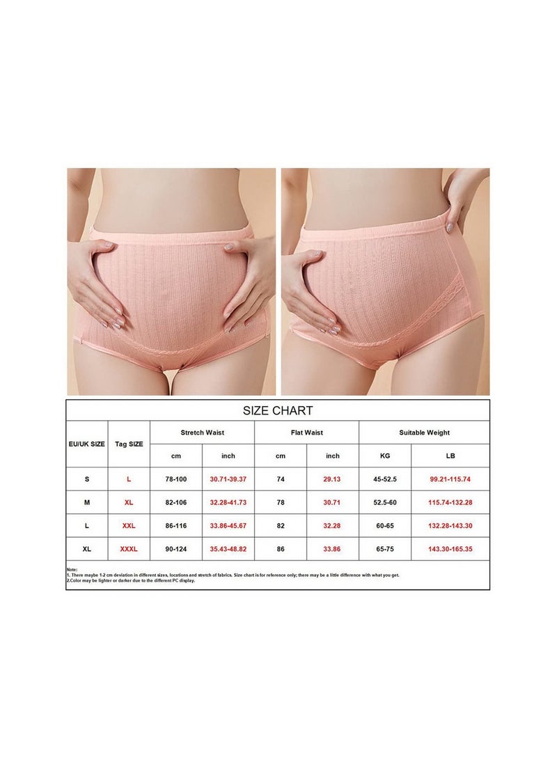 Women's  Knickers, Maternity Knickers, 6 Pcs Pregnancy Panties, High Waist Underwear Knickers, Shorts, Pants Belly Support Maternity (XL)