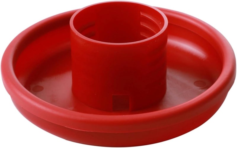 REZIPO Hummingbird Feeder Accessories Set Replacement Plastic Base and Part Seal Ring for Hummingbird Feeder Base (Red) - Image 1