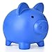 PJDRLLC Piggy Bank Unbreakable Plastic Money Bank Coin Bank for Girls and Boys Medium Size Piggy Banks Practical Gifts for Birthday Easter Christmas Dark Blue - Image 3