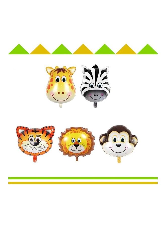 إسكدنيا مجموعة بالونات وايلد ون وأوراق نخيل صناعية - Image 3