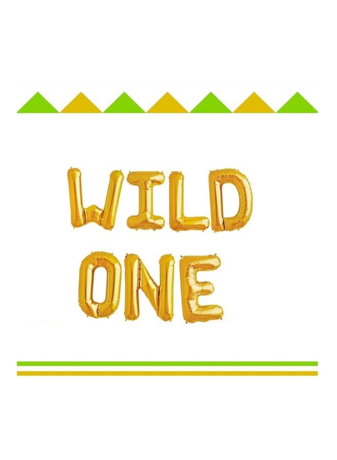 إسكدنيا مجموعة بالونات وايلد ون وأوراق نخيل صناعية - Image 4