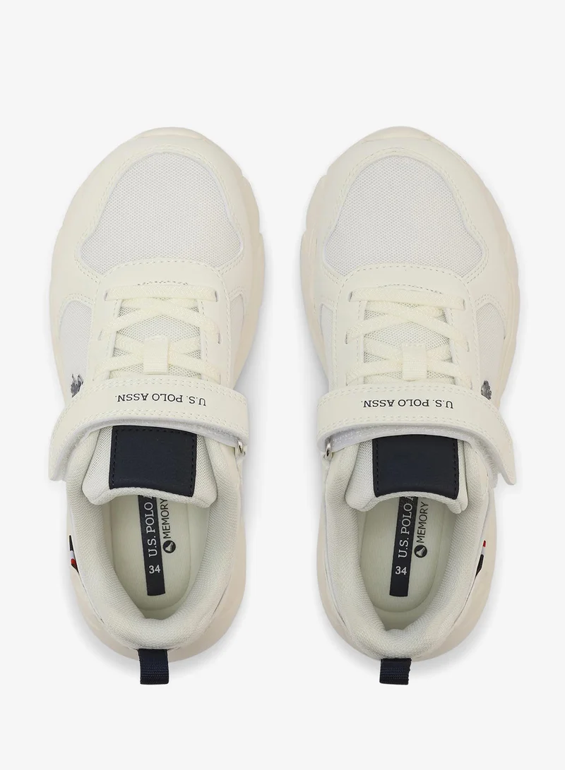 U.S. Polo Assn. 6P NUPENA JR GLB 6FX BOY OD_WHITE Nupena Jr Kids Casual Shoes - White for Men | Best Price UAE