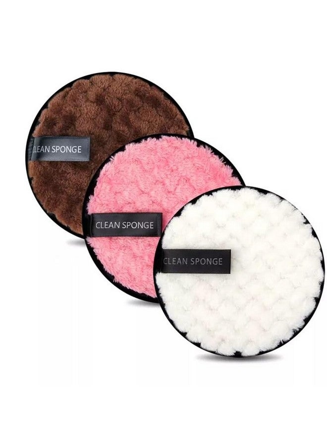 KitchenFest¬Æ Reusable Makeup Remover Round Cotton Wipes Microfiber Facial Cleansing Skincare Pad - Multicolor, 1 Pcs (1) - Image 1