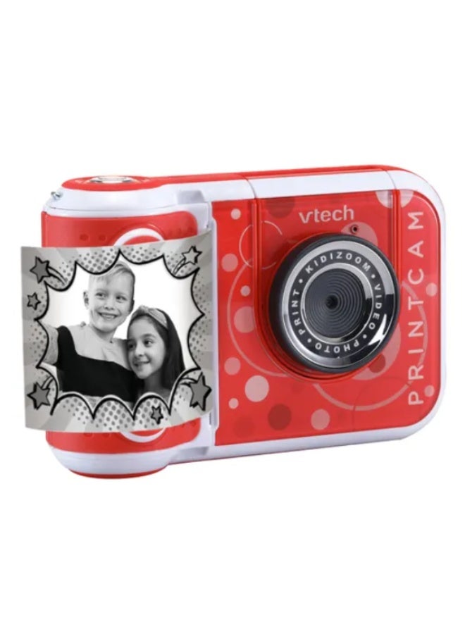 VTech KidiZoom PrintCam Digital Camera for Kids, Red - Image 1