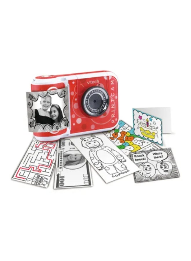 VTech KidiZoom PrintCam Digital Camera for Kids, Red - Image 5
