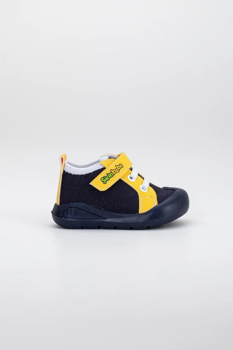 Dilimler Ayakkabı Şirinbebe Şiringenç Linen Yellow Boy İlkadım Baby Child Shoes