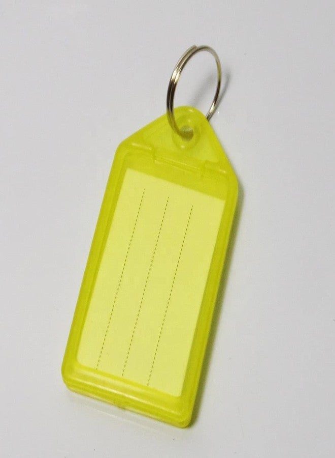 AN Sunshine Office Supply & Stationery Plastic Blank Key tag Hotel Room writable Drawers Multicolor Keyring & Keychain with Name Tag Labels (Pack of 50) - Image 5