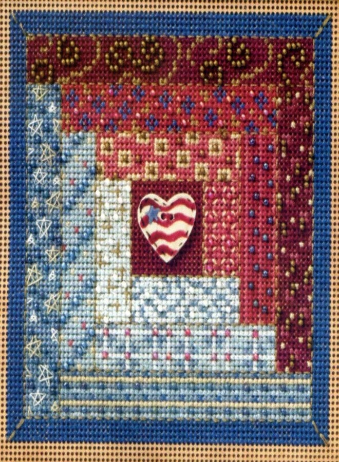 Mill Hill Log Cabin Quilt - Cross Stitch Kit - Image 2