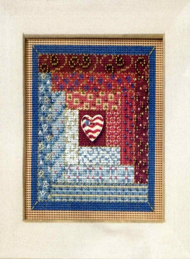 Mill Hill Log Cabin Quilt - Cross Stitch Kit - Image 1