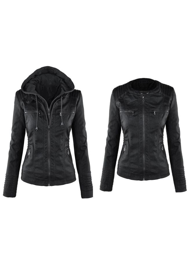NIBEMINENT Zipper Jacket Black  - Image 4