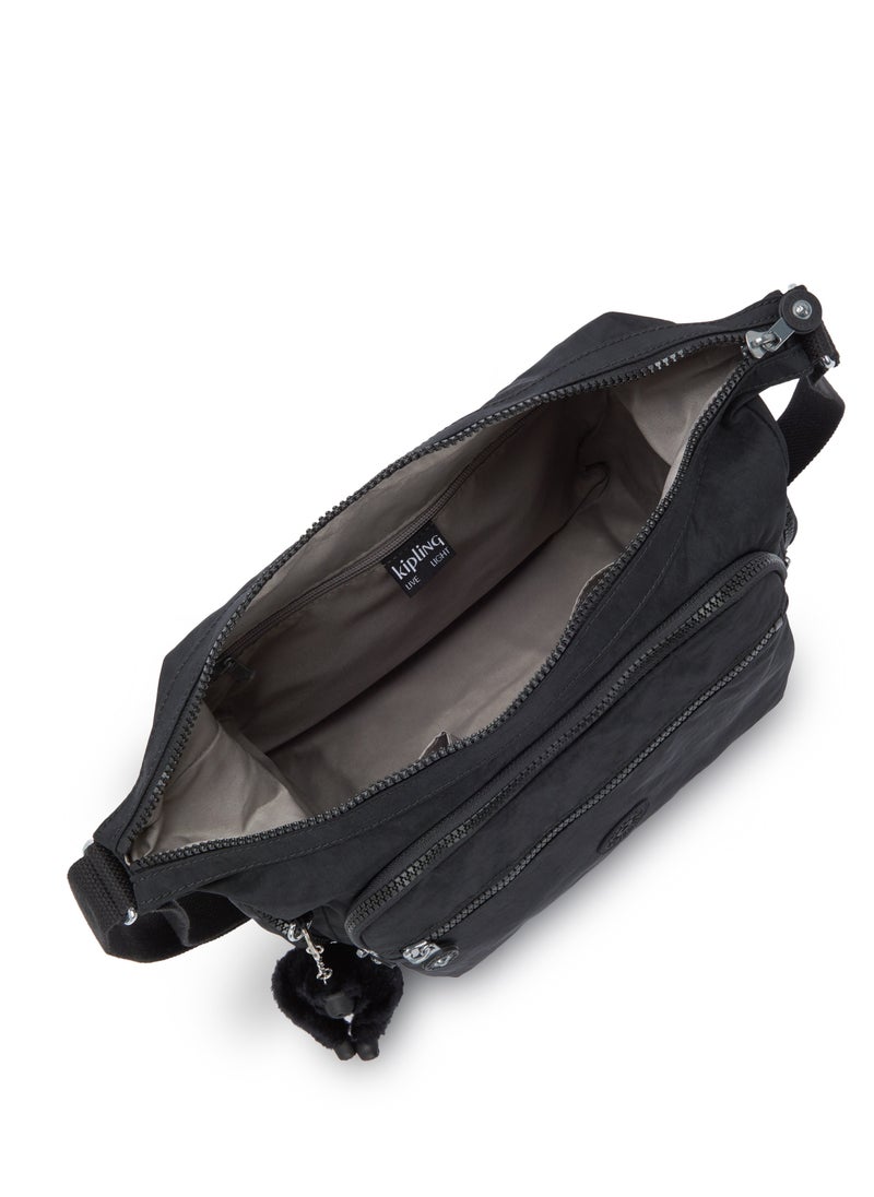 kipling - Gabbie M Medium Shoulder Bag Black Noir - Image 1