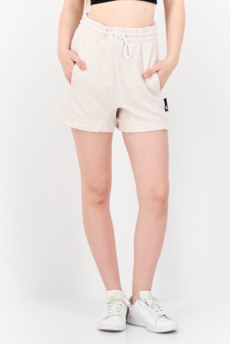 Adidas Women Sportswear Fit Training Shorts, Heather Pink - Image 1