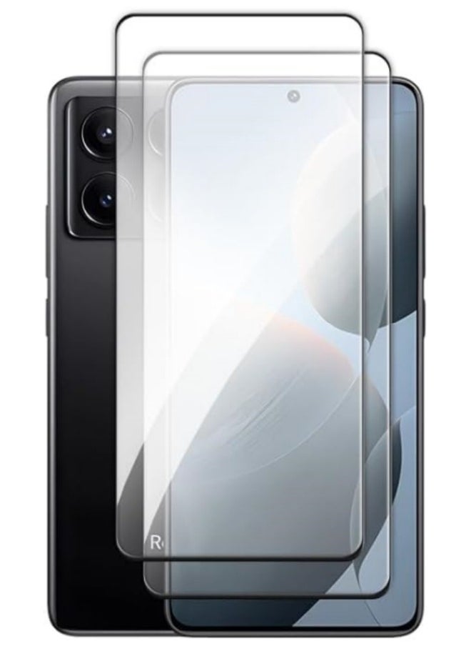 2 Pack Compatible with Xiaomi Poco X6 Pro Screen Protector, 9H Hardness with DoubleDefence Technology,3D Protective Tempered Glass for Mi Poco X6 Pro