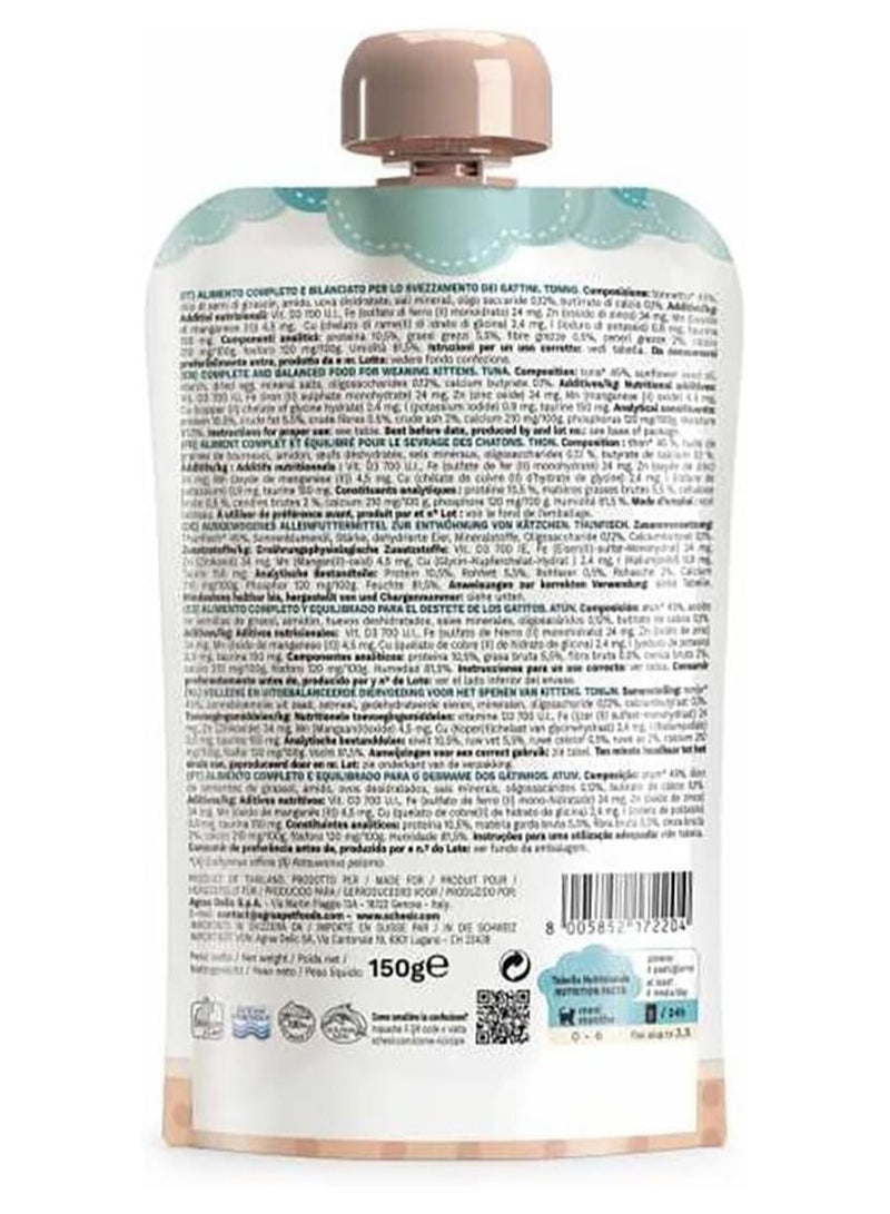 Schesir Tuna Cream Wet Food for Kittens 150 g - Image 2