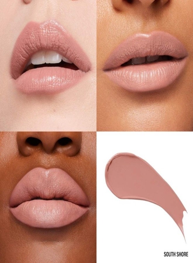 MAKEUP BY MARIO SuperSatin® Lipstick 3.5g – Shade South Shore - Cool Pink Nude, Comfortable Wear, High-Pigment, Satin Finish Lipstick - Image 2