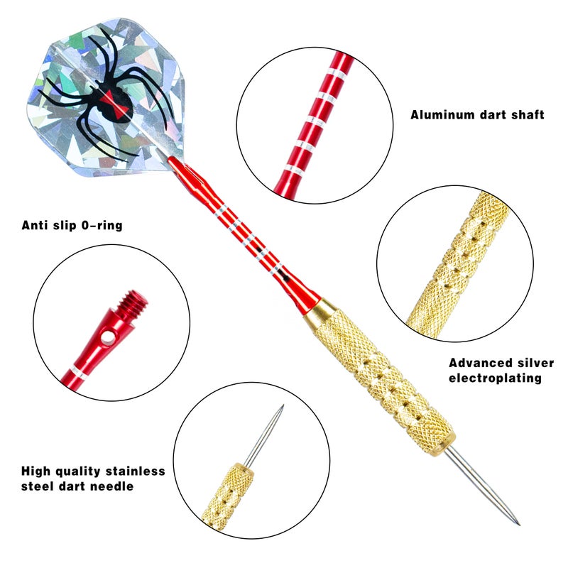 CHRDW Darts Metal Tip Set â€“ Perfect Steel Tip Design for Professional and Casual Players to Enhance Your Game. 18 Pieces.CHRDW. (Metal) - Image 2