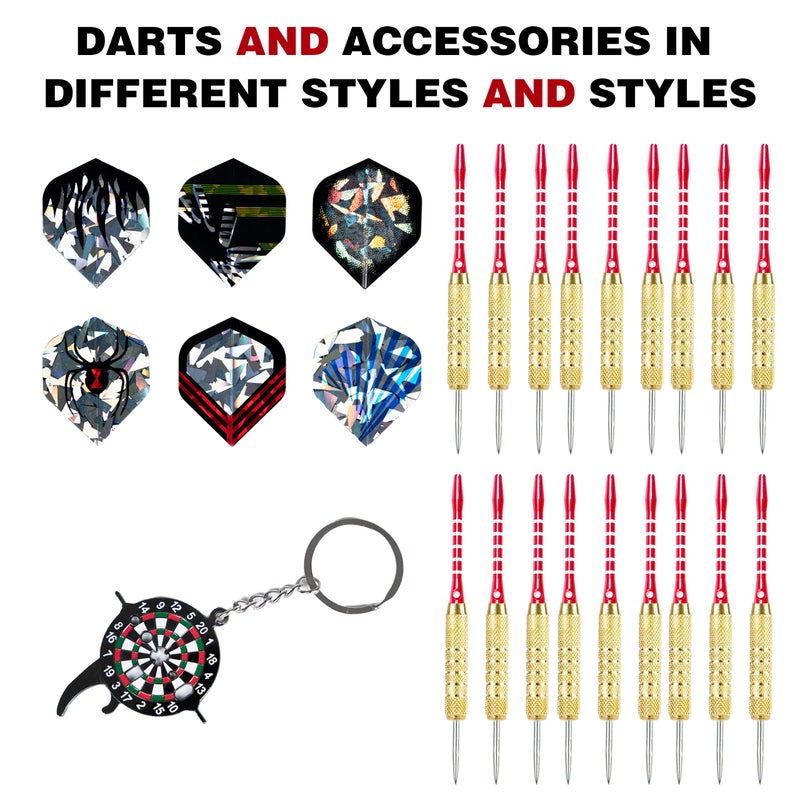 CHRDW Darts Metal Tip Set â€“ Perfect Steel Tip Design for Professional and Casual Players to Enhance Your Game. 18 Pieces.CHRDW. (Metal) - Image 4