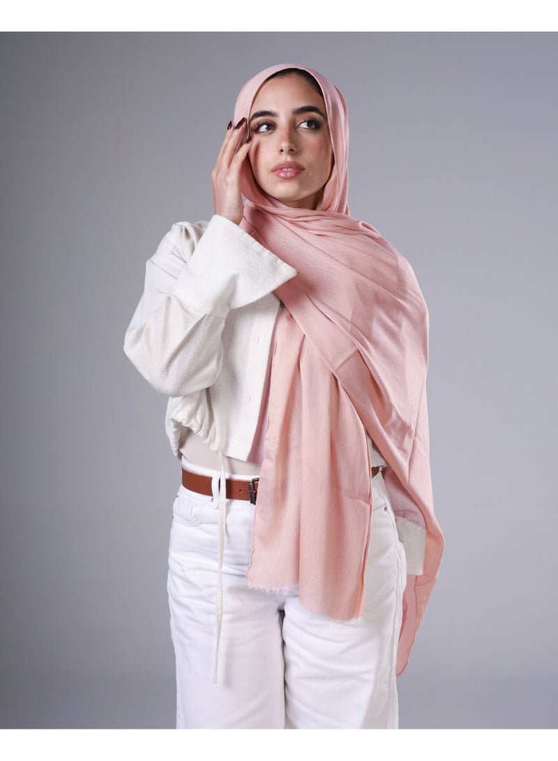 Cotton Sponge Modal Hijab for Women – Soft Breathable Head Scarf – Elegant Modest Fashion Head Wrap (Cashmere)