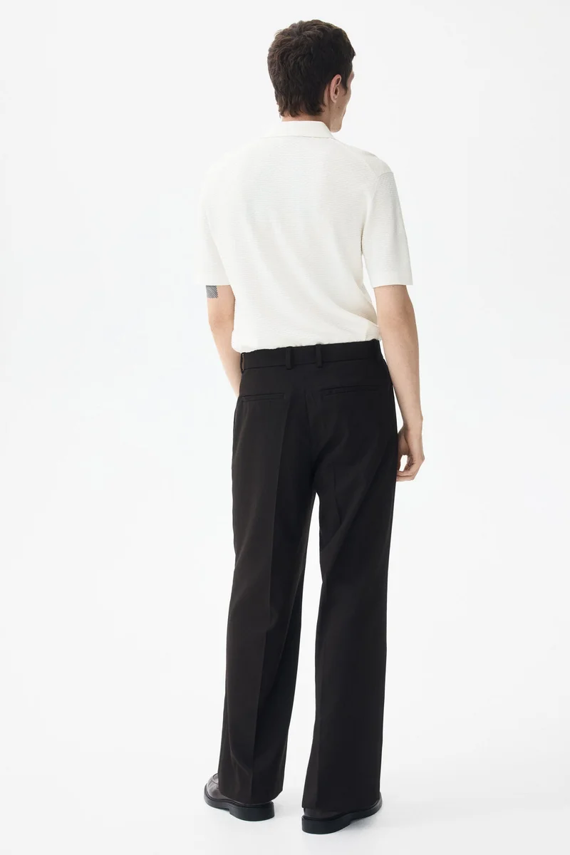H&M  Slim Fit Textured polo shirt for Men | Best Price UAE