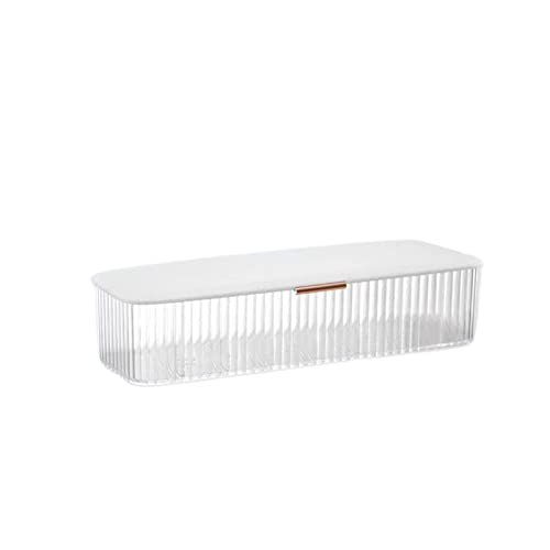 AITIME Storage Organizer for cosmetic contact lenses and daily disposable contacts, Clear Plastic Box for all brands daily lens (White) - Image 1