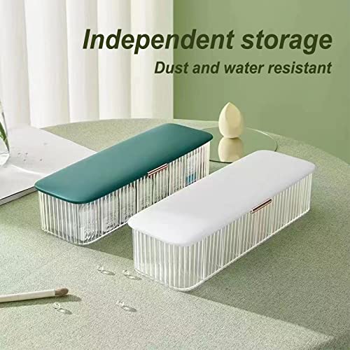 AITIME Storage Organizer for cosmetic contact lenses and daily disposable contacts, Clear Plastic Box for all brands daily lens (White) - Image 5