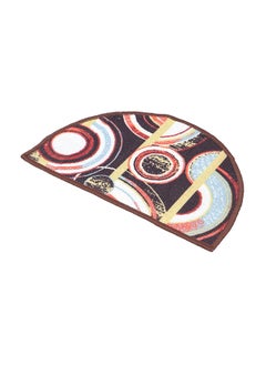 Status Contract Semi Circle/D-Shape Entrance Floor Door Mats Home Decor Non-Slip Carpet for Bathroom, Bedroom, Balcony, Living Room Washable Dirt Trapper, 38 X 58 Cm  - Image 3