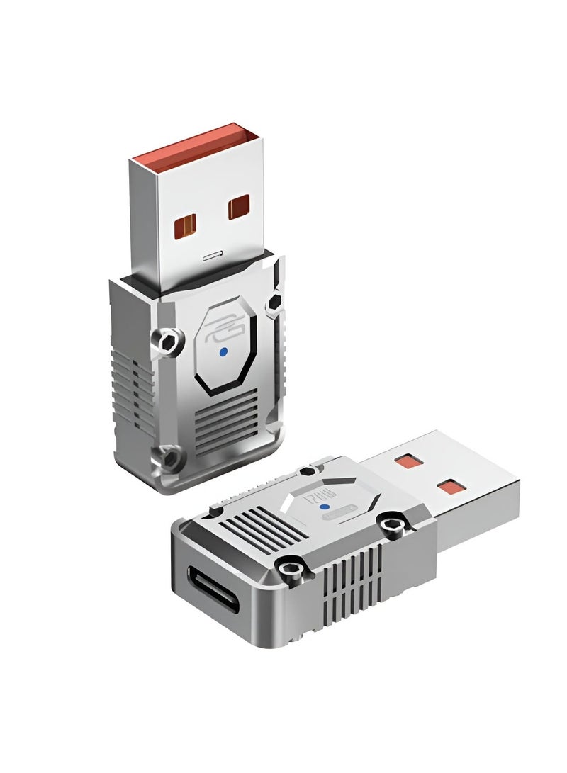 Bavin OTG-56 120W OTG Fast Charging & Data Transfer Adapter w/ 10Gbps Speed From USB to Type-C - Image 2