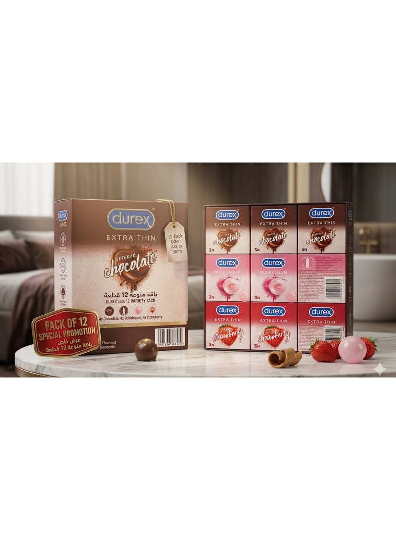 Durex Condoms Promo Pack 12 Count – Classic Lubricated Latex Condoms for Reliable Protection - Image 1