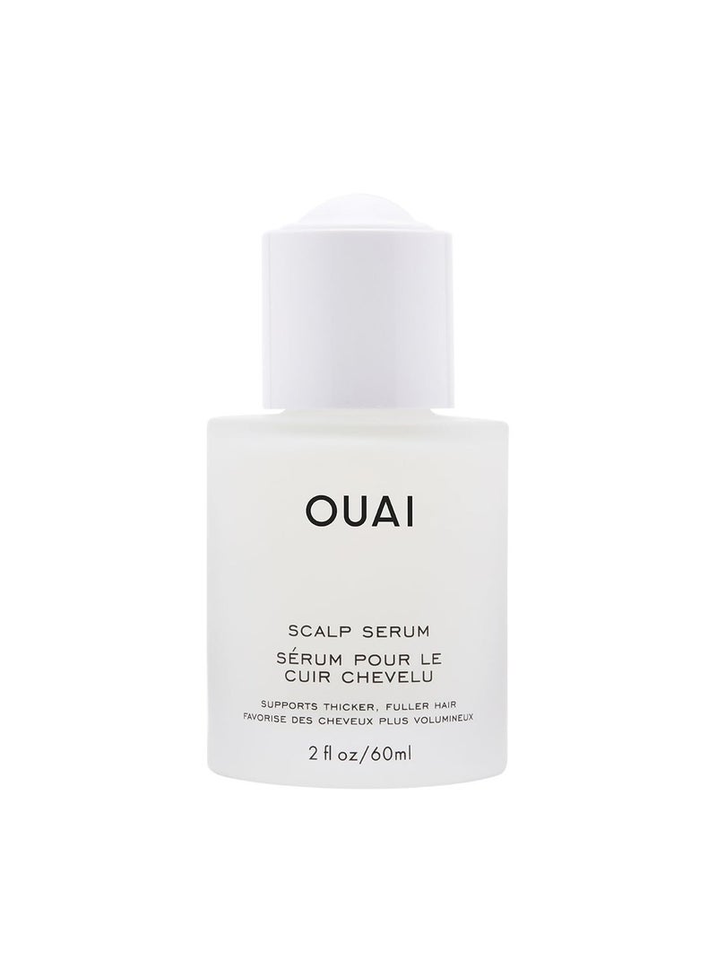 Ouai Scalp Serum - Balancing Hair Serum with Red Clover Extract, Siberian Ginseng and Peptides for Thicker and Fuller-Looking Hair - Paraben, Phthalate and Sulfate Free Scalp Care (2 Fl Oz) - Image 1