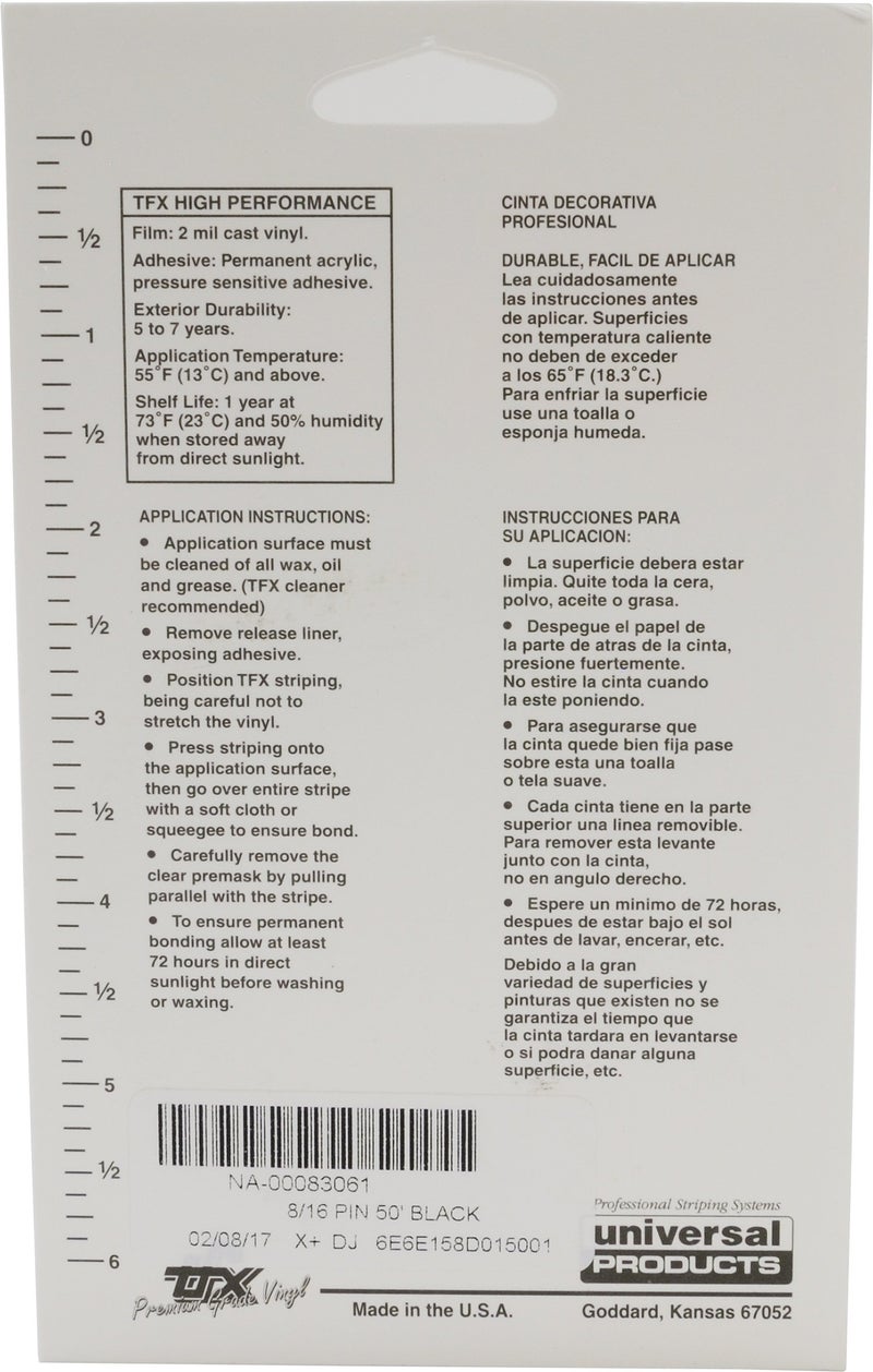 Universal TFX 00083098 - Auto Customizing Dual Pinstripe - 8/16" x 50' (1/4” Stripe, 1/8" Gap, Then 1/8” Stripe) - 098-Autumn Gold Metallic - Image 4