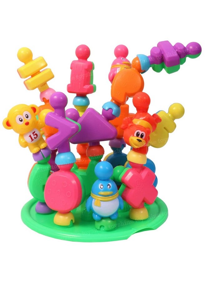Toyshine - Toyshine 123 Number Learing Blocks Learning Educational Activity Toys (D-Lite) - Image 1