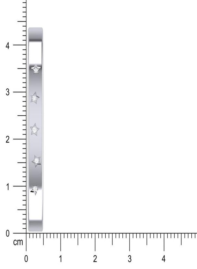 TINY TIARAA Celestial Starshine Baby Bangle - 925 Silver - Image 2