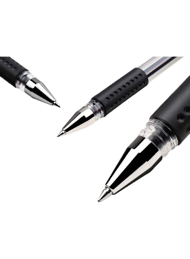 Mingma Maima Gel Pen, Black Pull-Off Cap, 0.5Mm, Water-Based Signature Pen, Classic European Standard, Office Pen, Essential Stationery For Primary And Secondary School Students, Back-To Supplies, Meeting Note-Taking Pen, 20 Pcs - Image 1