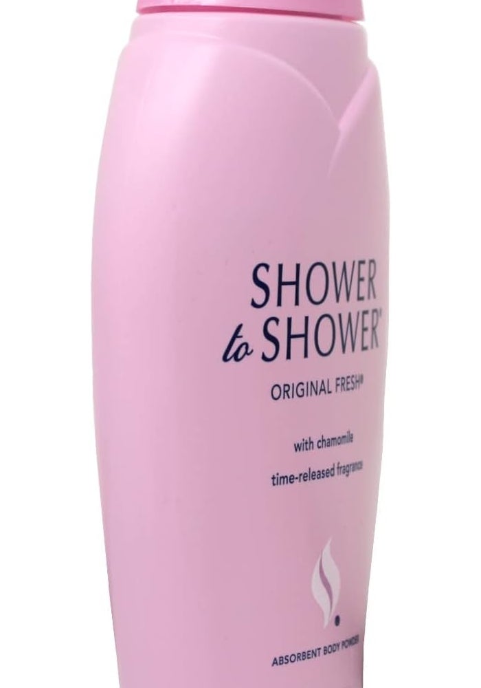 Shower To Shower Absorbent Body Powder - Original Fresh, 8 oz - Image 2