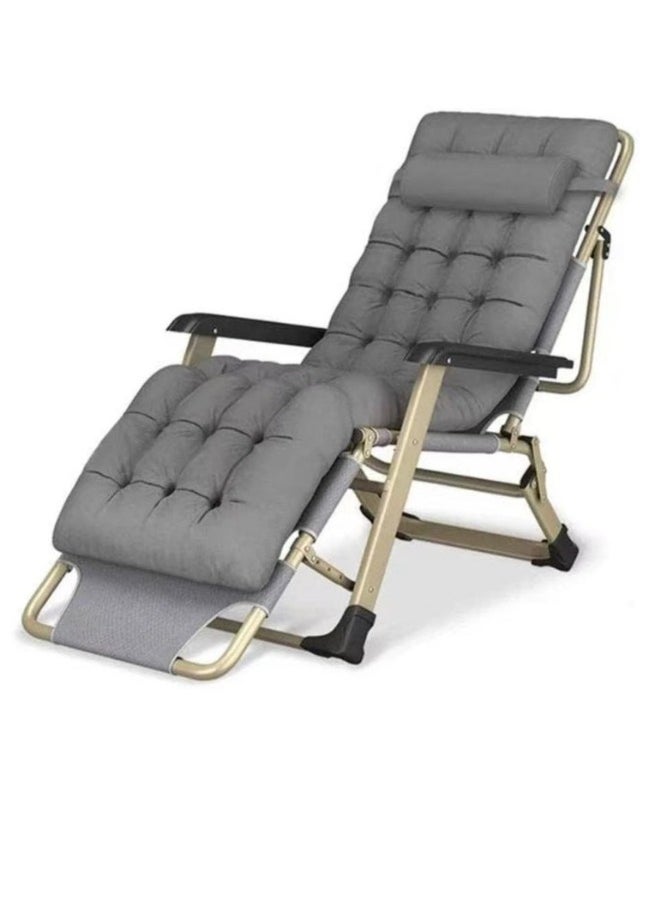 SMART HOME Folding chair that easily converts into a comfortable bed, equipped with a premium cotton mattress, made of a strong iron frame and covered with durable Oxford fabric to ensure comfort and durability for long periods, a relaxing sofa  - Image 1
