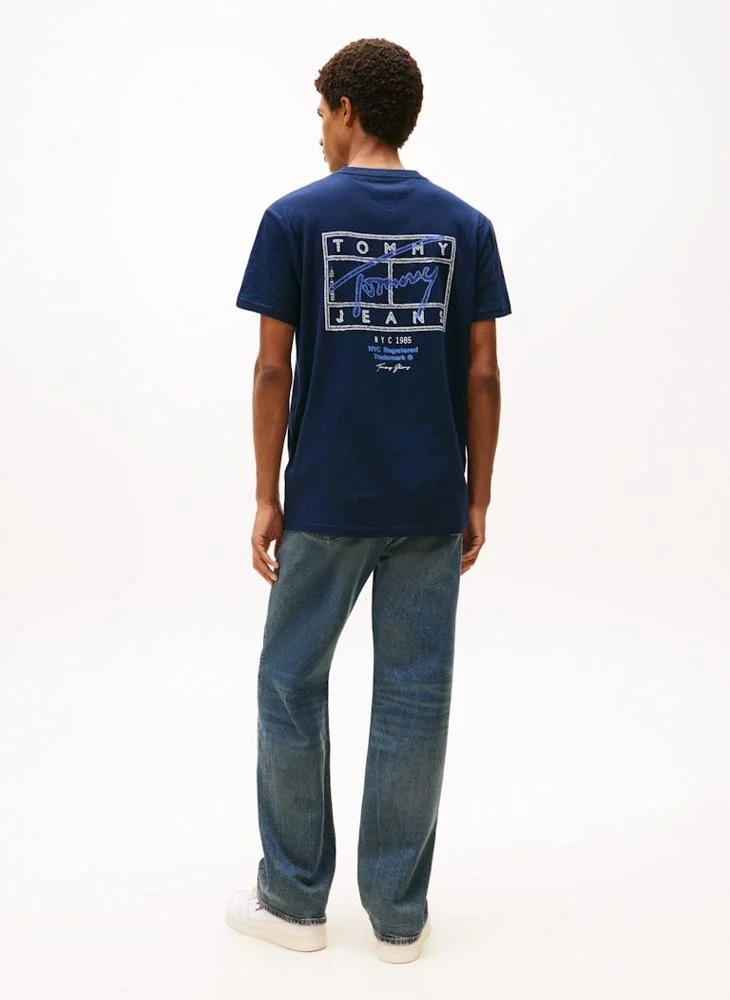 TOMMY JEANS Regular Sign Spray T-Shirt