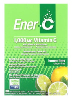 Vitamin C Multivitamin Drink Mix Lemon Lime 1000 mg 30 Packets 0.3 oz (9.56 g) Each - pzsku/Z6EE0583E38210F333431Z/45/_/1728489429/9f4ec180-b8a3-405d-8eef-c20e462bead2