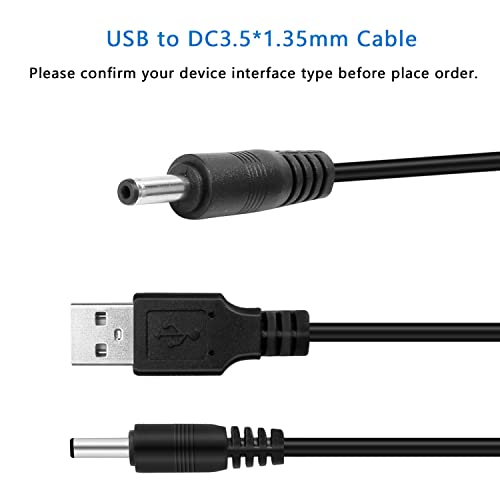 HARBENDI Replacement Charger Cord for Fairywill/KIPOZI/Dnsly/Sboly Sonic Electric Toothbrush USB Charging Cable 3.3feet Black - Image 2