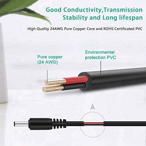 HARBENDI Replacement Charger Cord for Fairywill/KIPOZI/Dnsly/Sboly Sonic Electric Toothbrush USB Charging Cable 3.3feet Black - Image 3