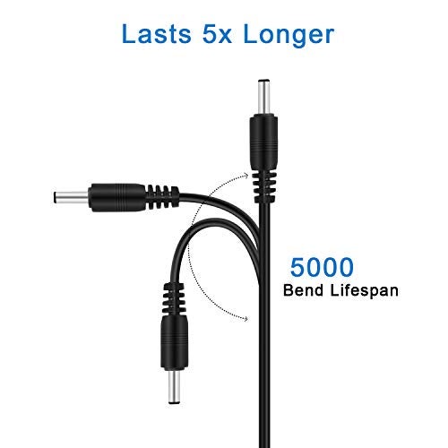 HARBENDI Replacement Charger Cord for Fairywill/KIPOZI/Dnsly/Sboly Sonic Electric Toothbrush USB Charging Cable 3.3feet Black - Image 4