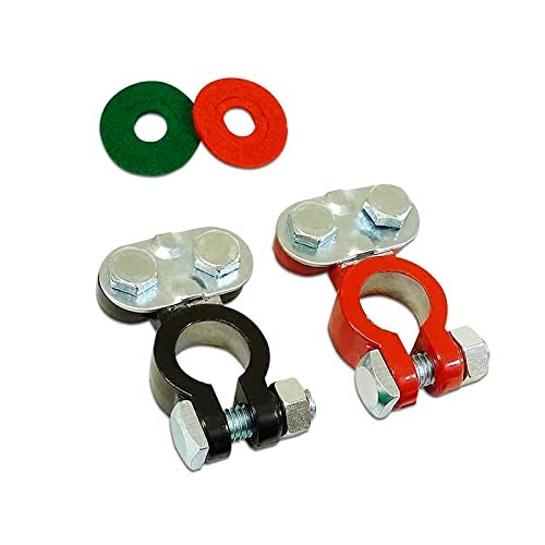 Sodcay 2 PCS Cable Terminal Clamp Connectors, Cables Terminal Connectors Kit, Fit for Cars, Vans, Trucks (Silver) - Image 4
