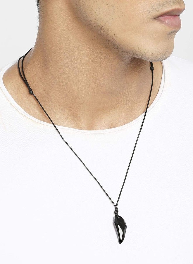 fabula Jewellery Combo of 2 Black & White Pendant Necklace - Animal Design For Men & Boys (MPFQ7-MPFQ8_Z1)- For Men & Boys Stylish Latest - Image 3