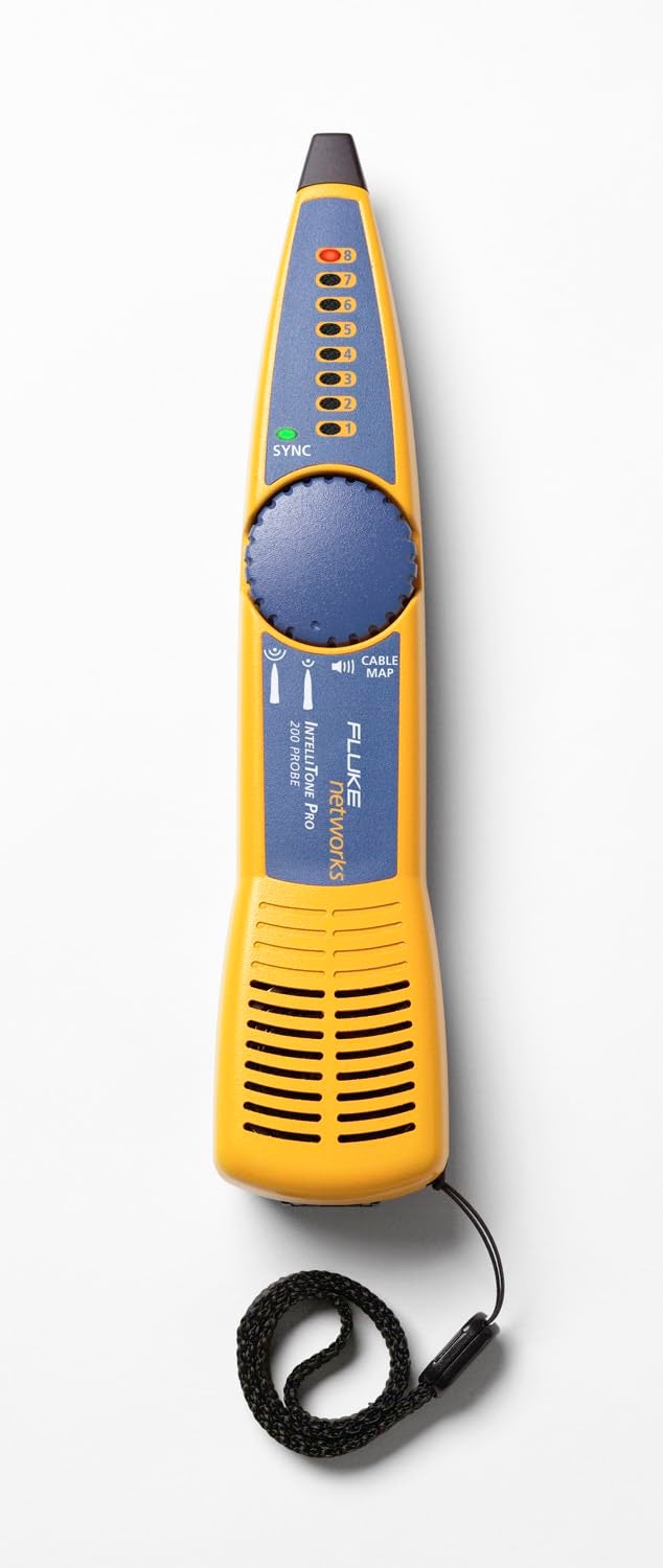 Fluke Networks Intellitone Pro 200 Corded Electric Toner And Probe Kit (Mt-8200-60-Kit), Multicolor - Image 3