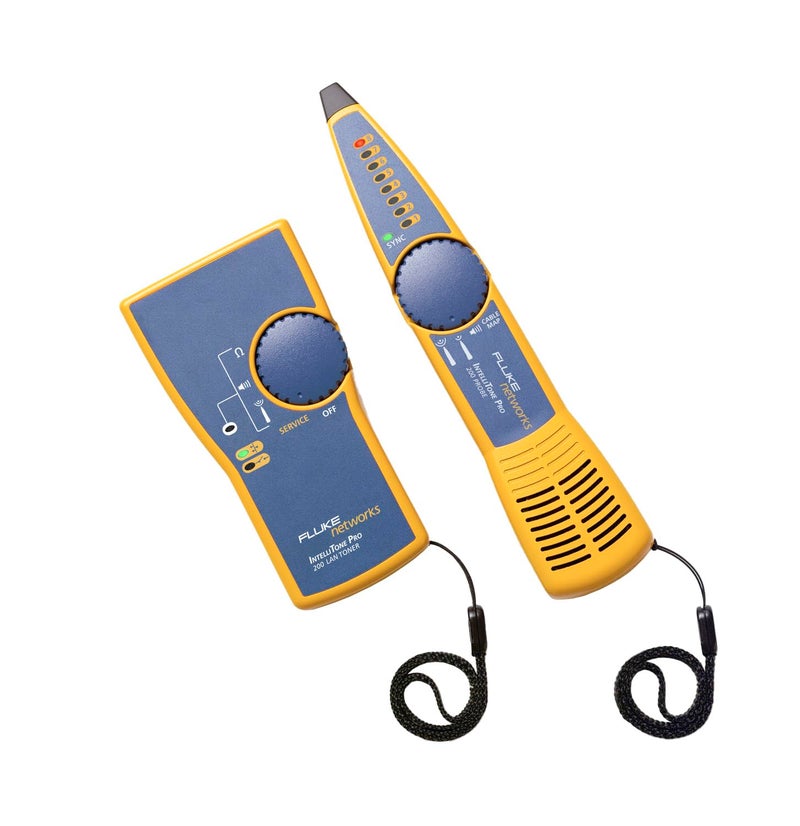 Fluke Networks Intellitone Pro 200 Corded Electric Toner And Probe Kit (Mt-8200-60-Kit), Multicolor - Image 1