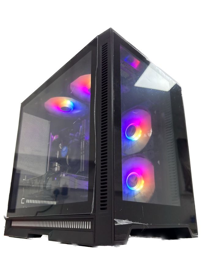 فرست بلاير بي سي ألعاب تي ام دي وولف برو معالج كور i5-10400F / ذاكرة وصول عشوائي (رام) سعة 16 جيجابايت (8 × 2) / محرك أقراص اس اس دي سعة 1 تيرابايت / نظام تشغيل ويندوز 10 برو / انفيديا جي فورس جي تي اكس 1650 مع مراوح RGB أسود - Image 1